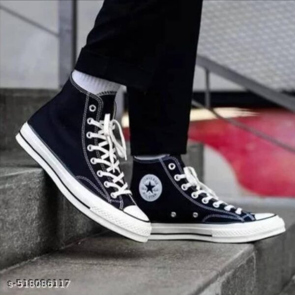 Converse Chuck 70 Hi Black Canvas Sneakers – Classic High-Top Style