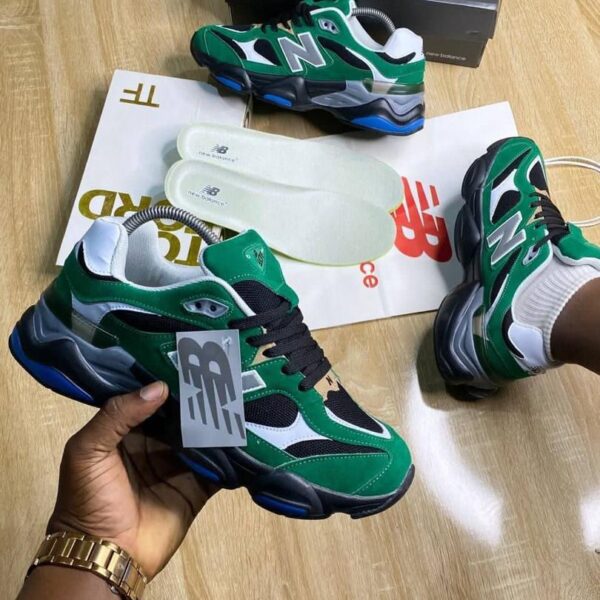 New Balance 9060 “Team Forest Green” Sneakers – Premium Lifestyle Footwear