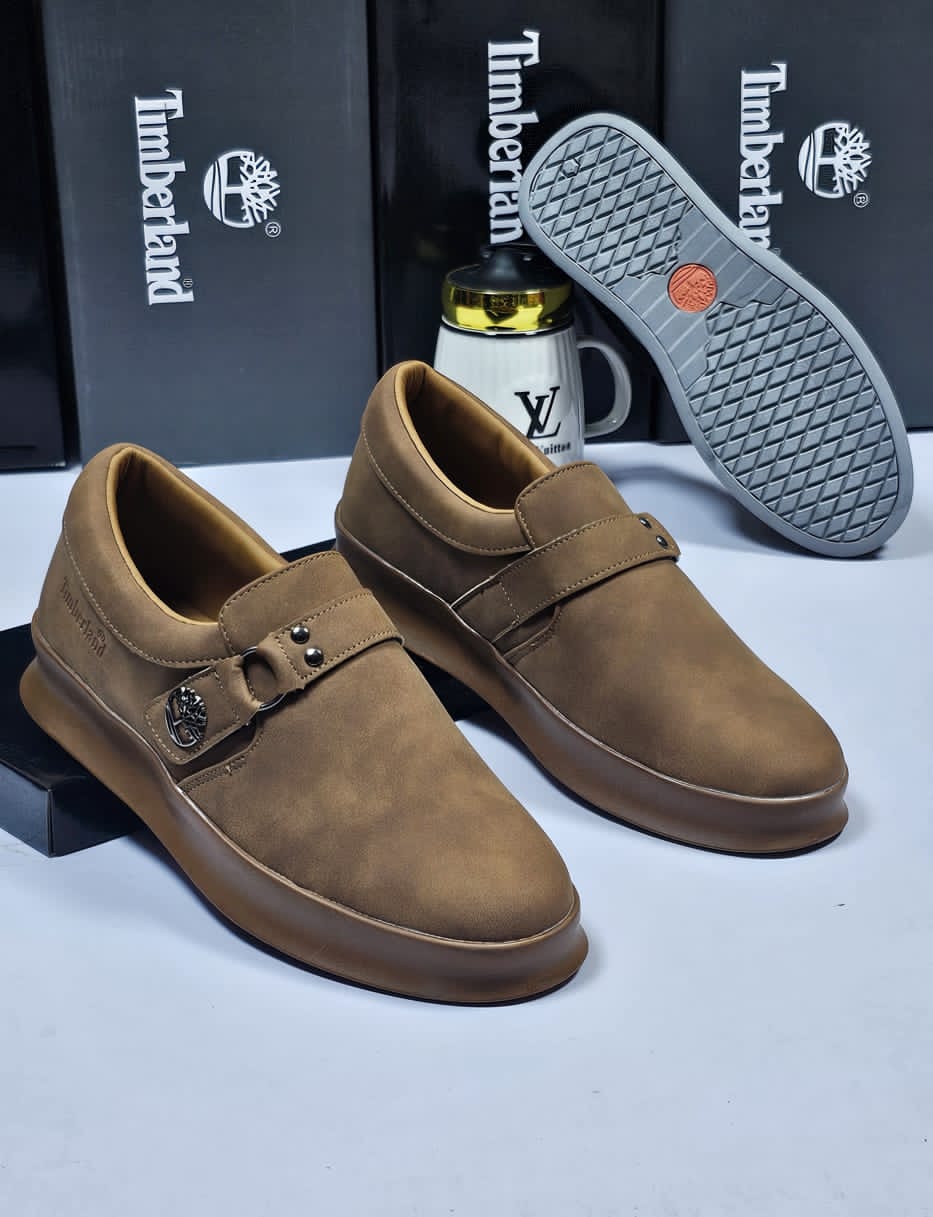 Timberland Men’s Brown Slip-On Loafers – Classic Comfort Footwear Timberland Men’s Brown Slip-On Loafers – Classic Comfort Footwear