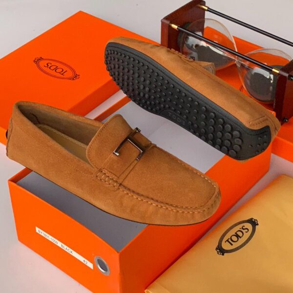 Tod’s Men’s Suede Loafers – Premium Luxury Footwear