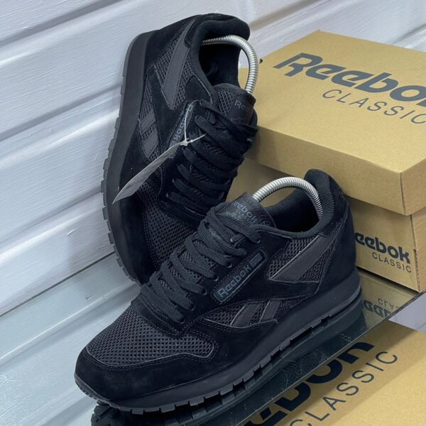 Reebok Classic Leather "Triple Black" Sneakers