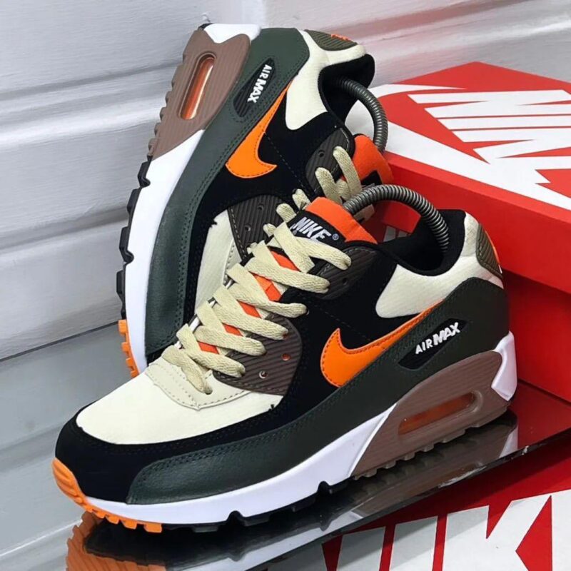 Nike Air Max 90 "Tweed Dark Army" – Earth Tones & Textures