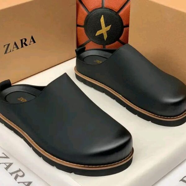 Zara Viral Luxury Leather Studded Clogs