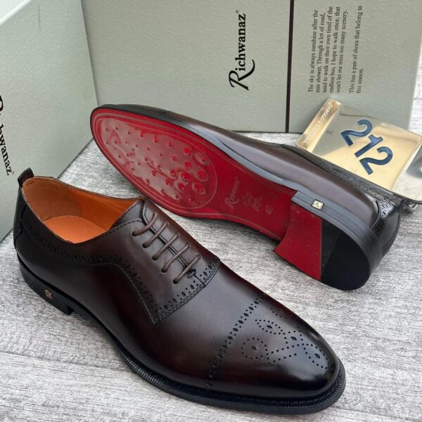 Richwanaz Men's Handcrafted Formal Leather Dress Shoes