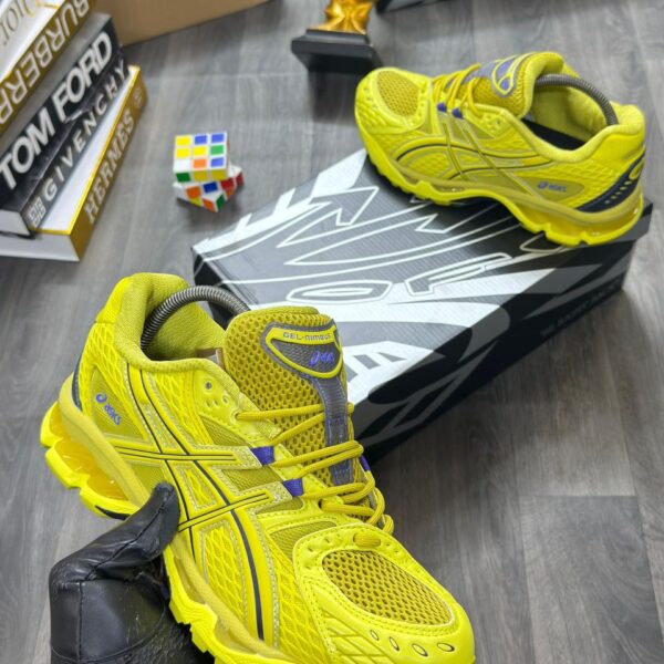 ASICS Gel-Nimbus 10.1 Kelp Lemon Spark Running Sneakers – Lightweight Cushion Comfort Trainers