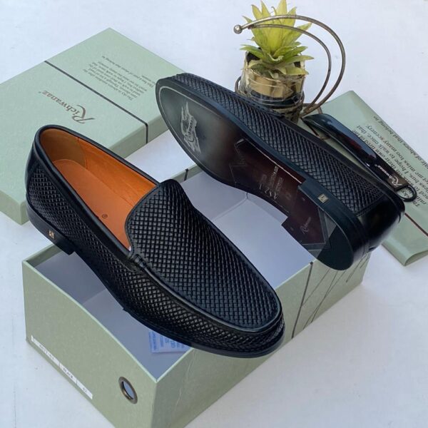 Richwanaz Woven Leather Slip-On Loafer