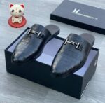 Moreschi Men's Crocodile-Embossed Leather Loafers - Italian Luxury