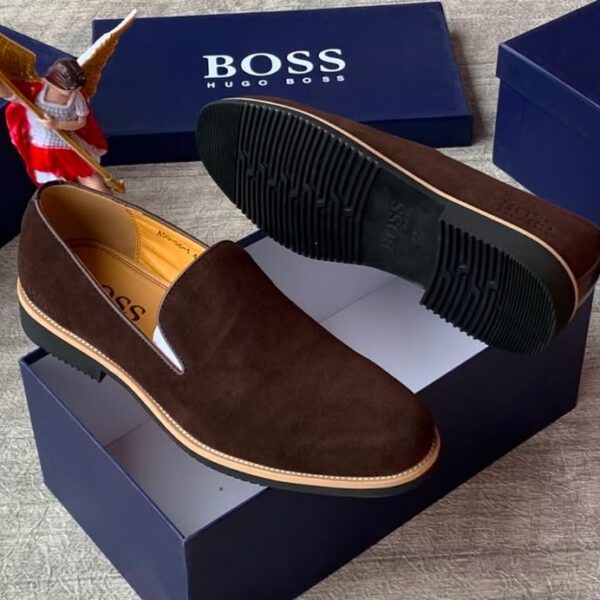 BOSS Hugo Boss Men’s Casual Suede Loafer / Slip-On.